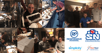 Phil Vickery serves up feast to lucky auction winners - with guest waiters from Gloucester Rugby