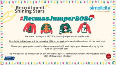WIN £300 for your chosen charity